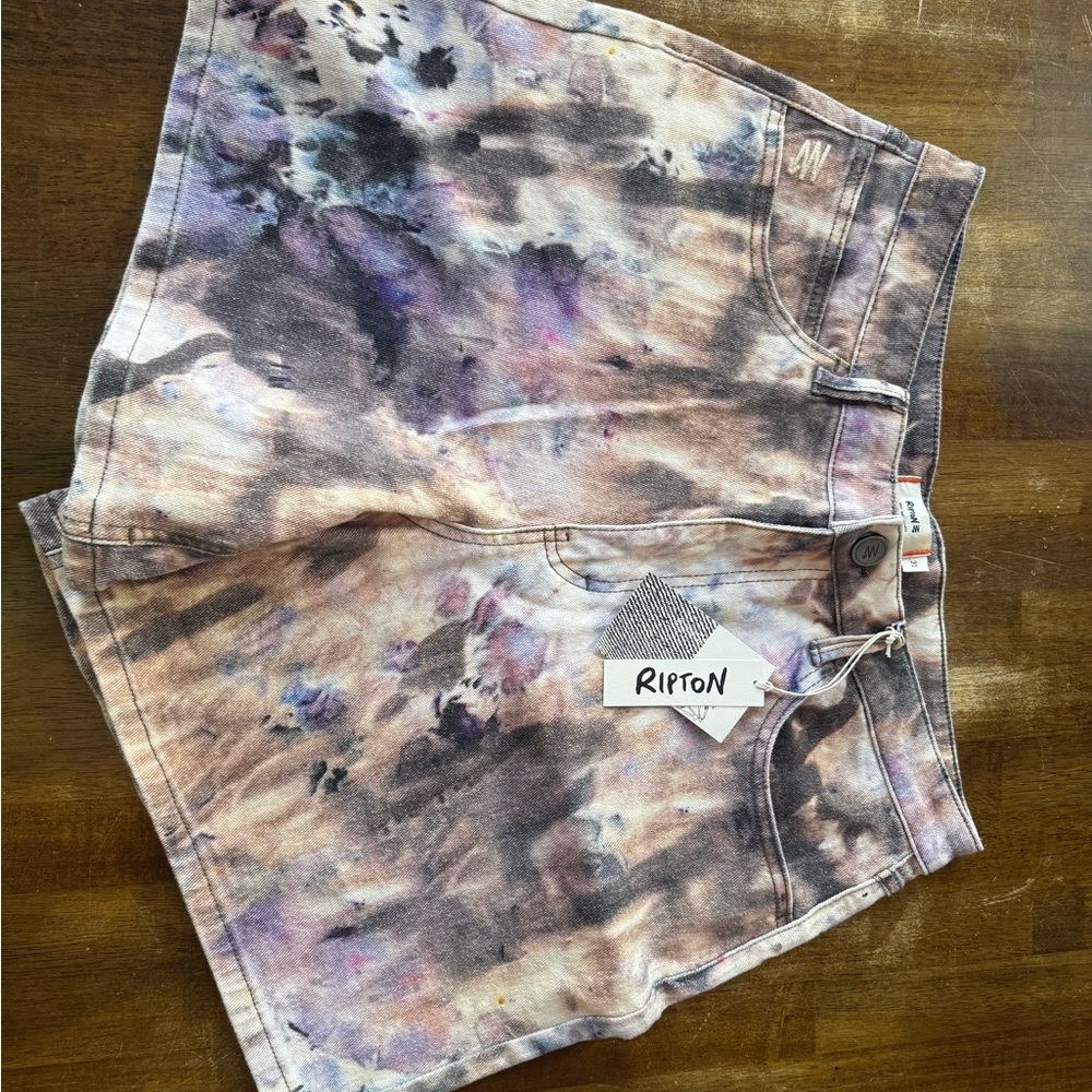 Ripton Women's Artistic Jean Shorts - Multicolor